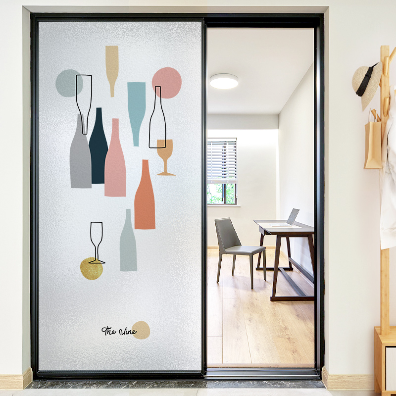 窗户贴纸透光不透明玻璃纸遮光窗户贴膜厨房门贴画防走光防窥窗贴