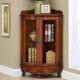 美式 角柜客厅实木高墙角柜储物酒柜三角置物立柜餐厅拐角转角边柜