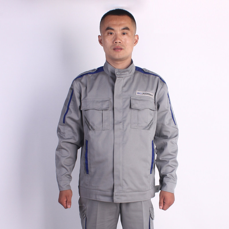 2021春秋新款一汽大众4s店工作服套装男长袖工装车间售后汽修服