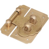 小木箱子方形箱牌小盒子箱扣木盒搭扣中式 仿古首饰盒搭扣锁片老式