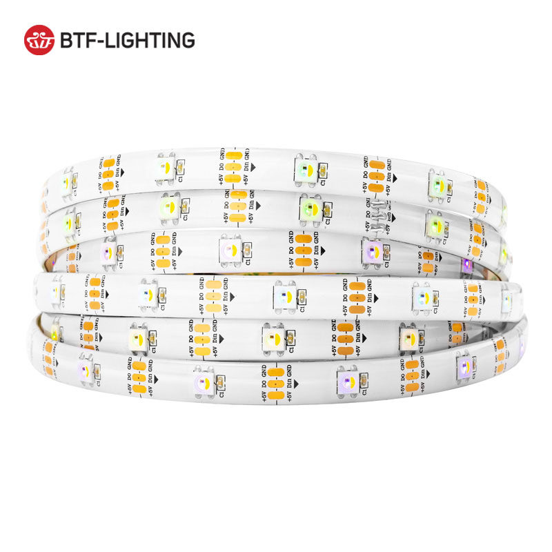 LED全彩四合一SK6812RGBNW自然白内置IC5050贴片可编程精品软灯带