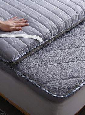 加厚床垫1.8x2m床褥子1.5x2.0可折叠双人榻榻米垫子2防潮1.2m睡垫