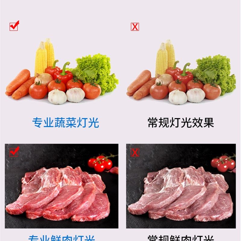 超市生鲜照肉灯红光水果店蔬菜猪肉卤肉熟食灯面包海鲜专用轨道灯,家装灯饰光源,生鲜灯,淘宝优惠券,粉丝福利购,淘宝优惠卷