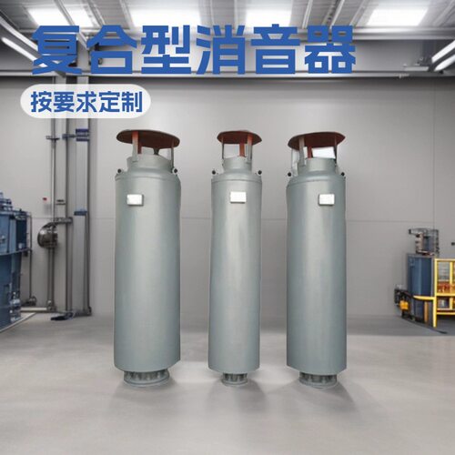 胜恩 柴油机排气消声器 蒸汽安全阀配套消音器 厂家全国发货