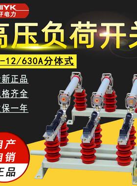 FN5-12RD/630A户内高压交流负荷开关分体式400A带熔断器组合电器