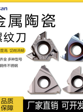跨境戴斯卡金属陶瓷内外螺纹刀片 16ER ISO/AG55/AG60/W