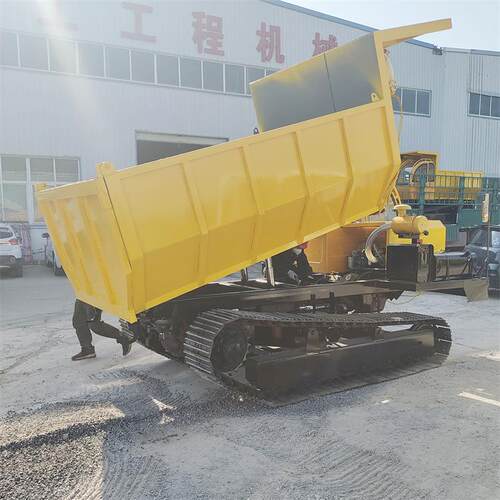 15吨钢制履带运输车 双油缸自卸履带车 山地砂石履带式爬山机