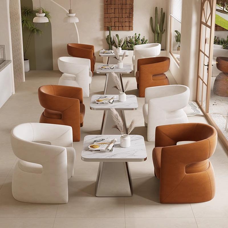 洽谈桌椅组合接待一桌四椅沙发商务会客休息区售楼处酒店大堂椅子