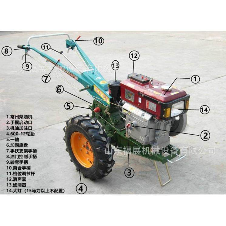 手推式拖拉机 一机多用犁地机现货促销12马力手扶旋耕机,电子元器件市场,其它元器件,淘宝优惠券,粉丝福利购,淘宝优惠卷