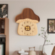 新款 卡通挂钟高级创意钟表蘑菇摇摆挂墙客厅餐厅静音挂表家用时钟