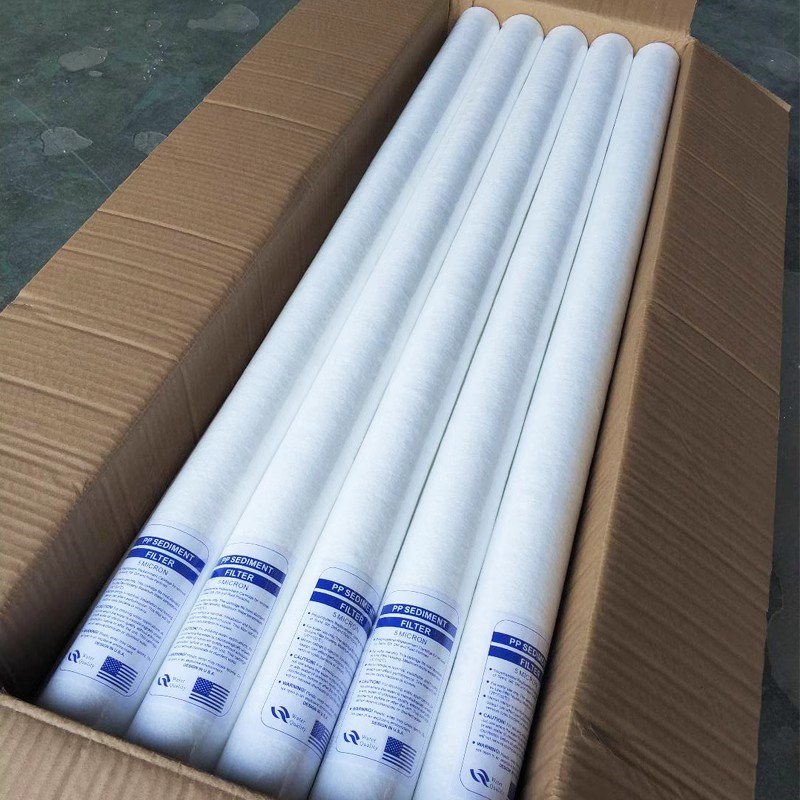 净水器通用PP棉滤芯10寸20寸30寸寸保安熔喷滤芯带骨架