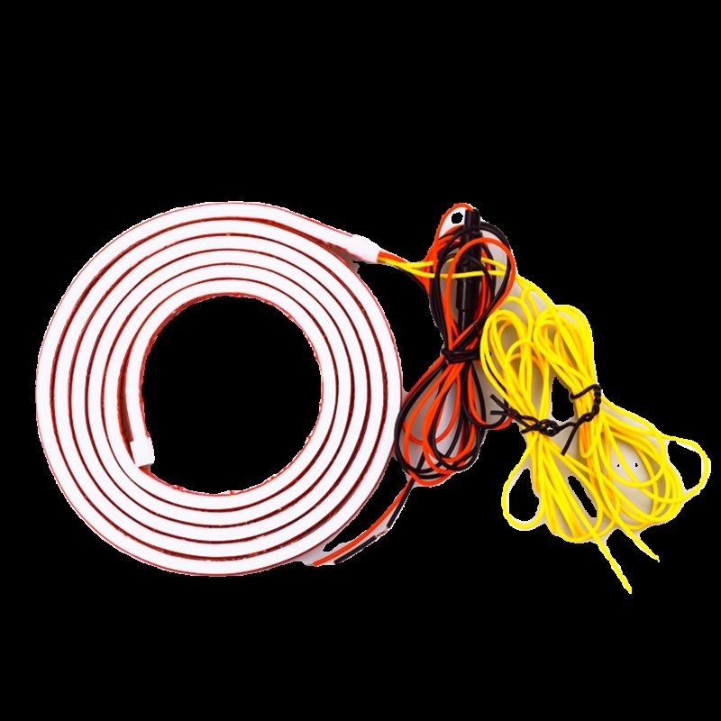 汽车机盖贯穿式日行灯带转向模式启动扫描中网动态流光装饰灯LED