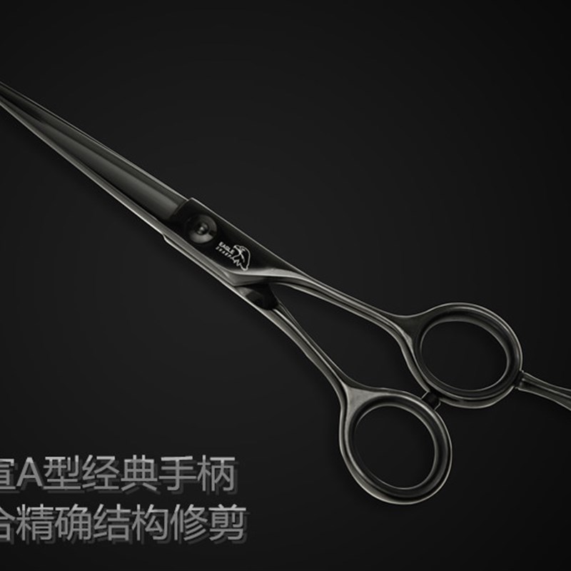 美发专用EGLESHRP鹰剪C系C05-5T小黑剪 结构剪 精剪 字剪黑