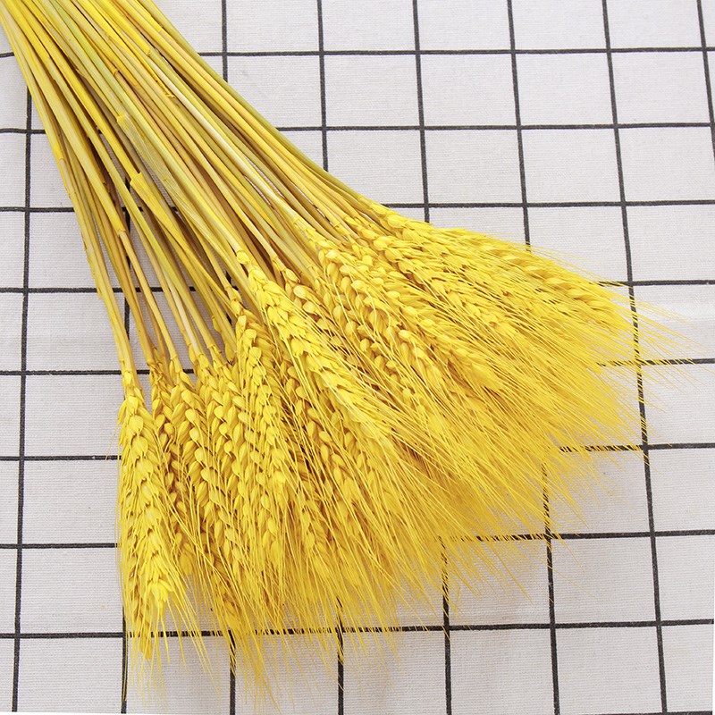 超市商场美陈软装摆件干花干小麦穗永生花稻穗大麦穗植物装饰道具