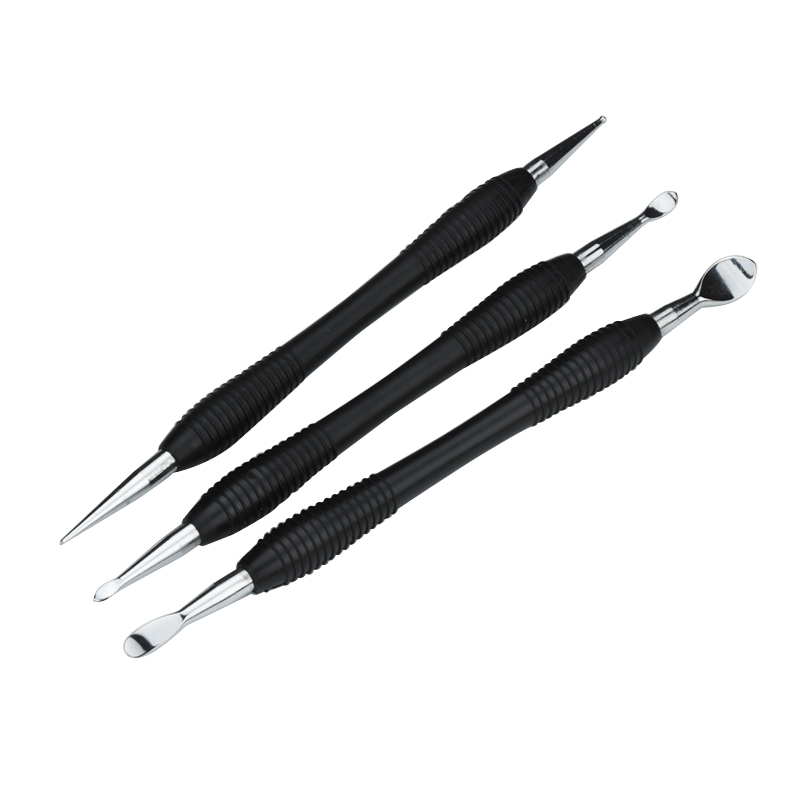 皮雕压擦器描线笔皮艺皮具diy植鞣革塑形浮雕起鼓挑边雕刻手工具