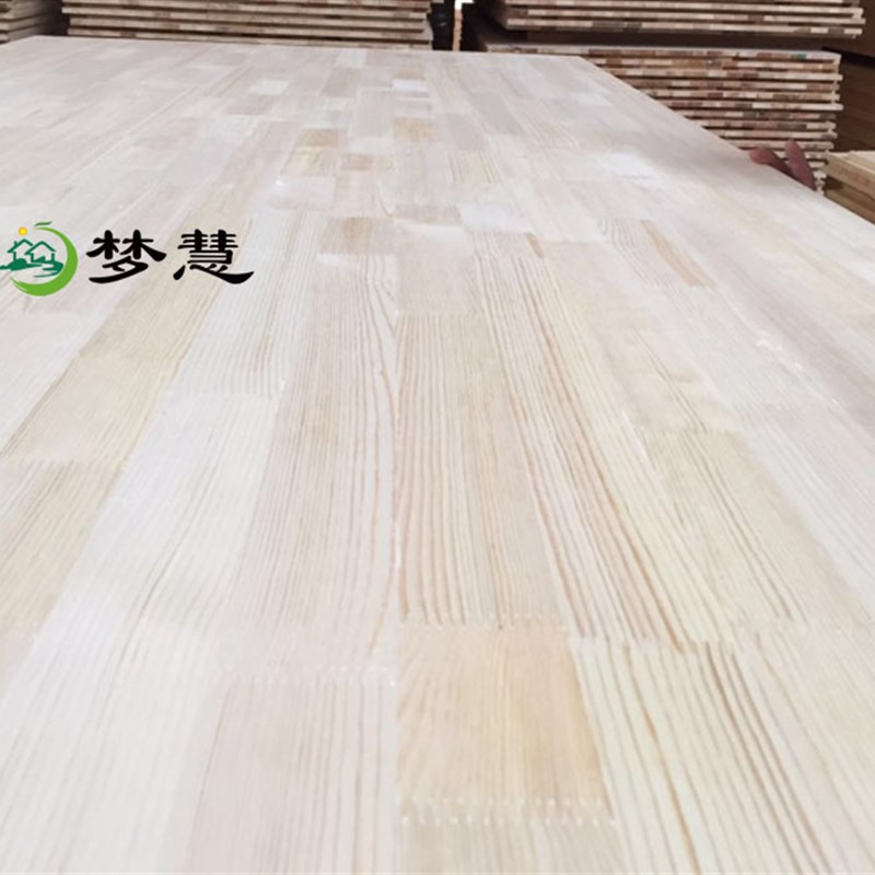 梦慧  17mm 樟子松拼接板实木集成板材家具板插接板橱柜拼接板