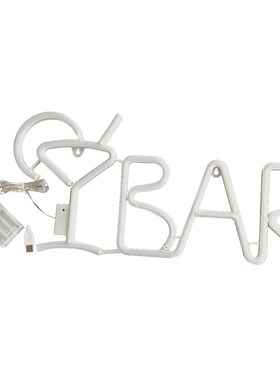 LED霓虹灯br酒馆PRTY酒吧寝室房间聚会活动装饰字母造型霓虹灯