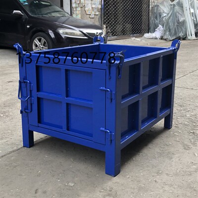 供应工具箱 铁框重型铁板箱 物流周转箱 毛坏箱废料箱铁屑铁板箱