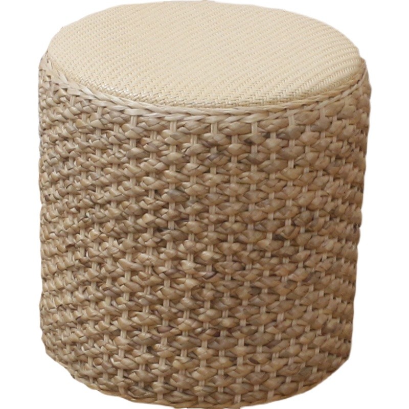 藤编矮凳换鞋凳草编家用小民俗坐墩墩子手工客厅圆凳