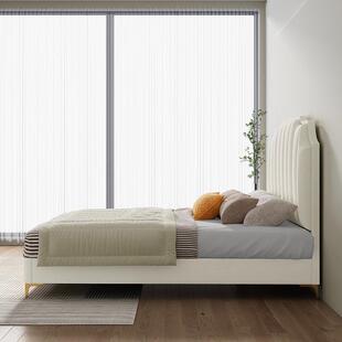 皮轻奢高箱储物齐小户型纳边帕床软床人床双酒店民用卧室现代4655