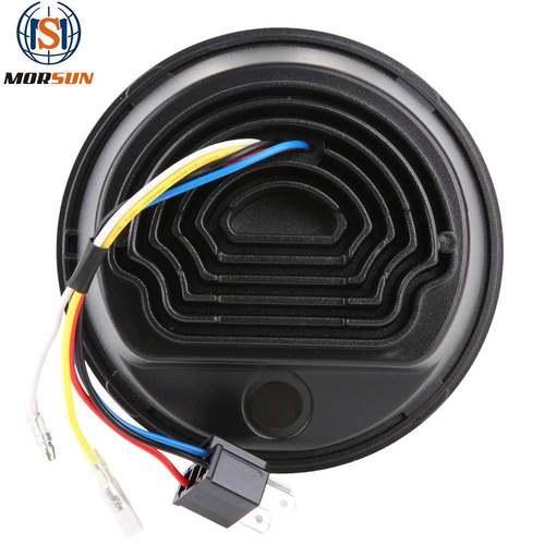 哈新MS-1057款5.7W5寸雷大灯大灯30哈雷机车改装前照灯