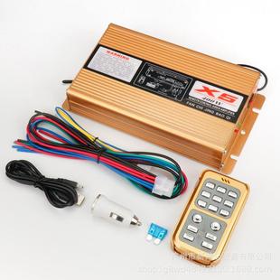 12VX165455无线遥控金色主喊话1机音警器400W大概率车报载超薄喇8