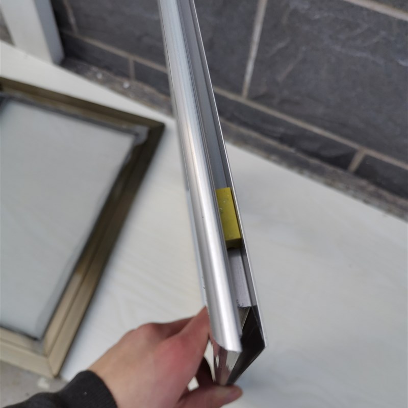 推拉纱窗定制平移动滑动自装纱网带边框型铝合金窗宽边不锈钢网
