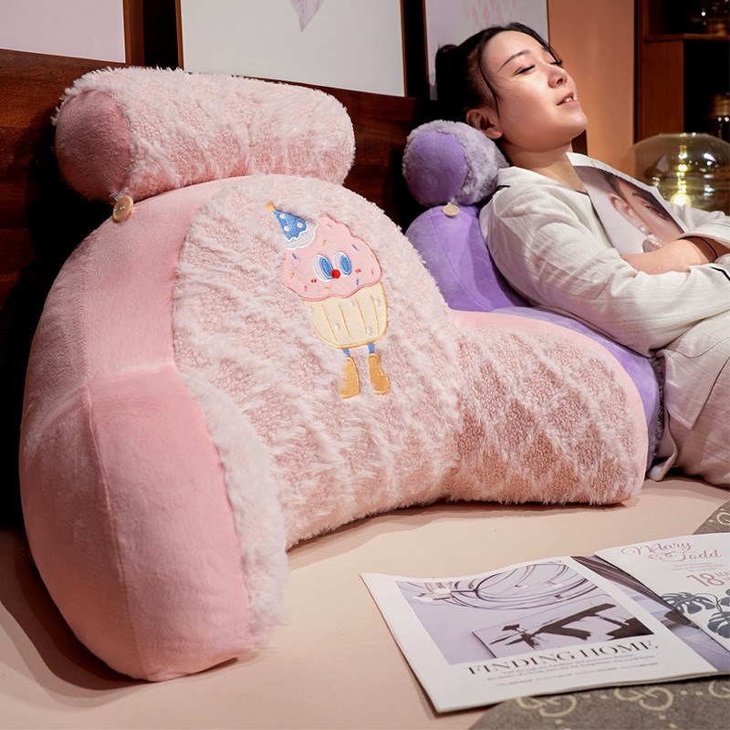 床头软包大靠背宿舍学生枕头沙发靠垫床上看书床靠护腰垫靠枕抱枕