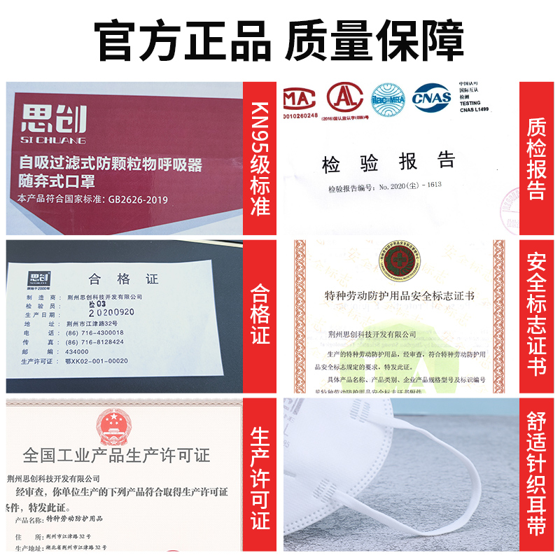 口罩3d立体kn95白色透气防尘防雾霾工业粉尘颗粒物n95防飞沫