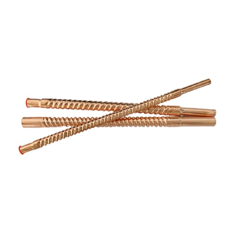 空调紫铜波纹斜管金属软管10  1 19mm铜管加长加厚焊接连接件