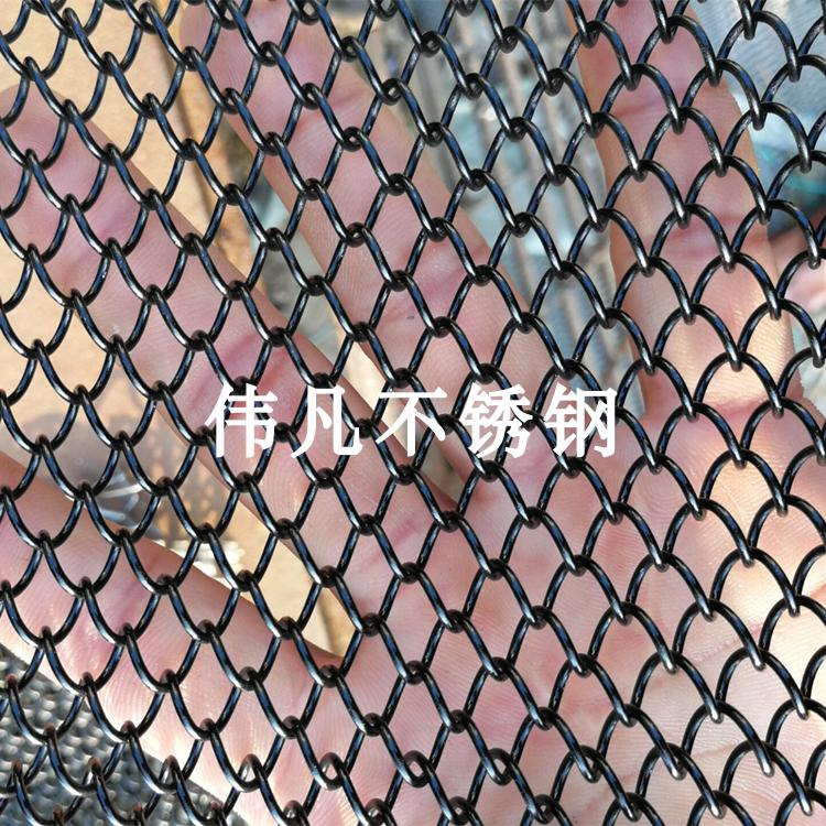 金属装饰网帘钢丝绳编织幕墙网屏风隔断吊顶金属网