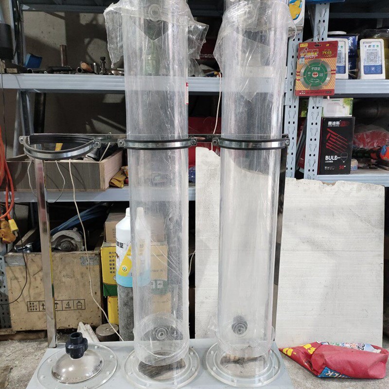 定制定做透明有机玻璃离子交换柱树脂再生柱吸附分离柱