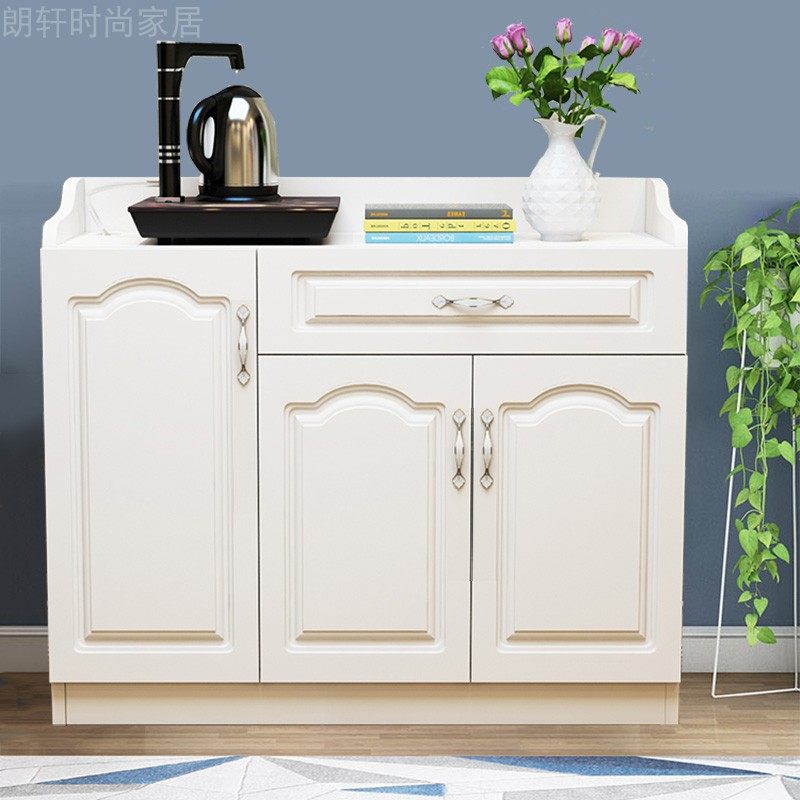 茶水柜欧式简约餐边柜办公室多功能靠墙柜客厅下置水桶柜饮水机柜