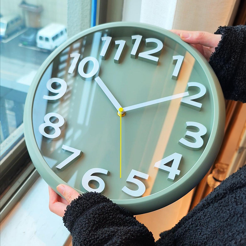 现代简约挂钟客厅静音卧室家用钟表大气创意挂墙新款2023石英时钟
