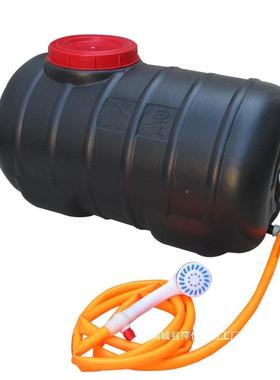 加厚水家用晒水桶洗桶澡黑色太箱能晒SYR水箱夏阳季洗澡加厚洗澡