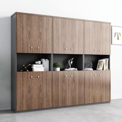 现代办公室件柜书理柜资料整柜档案柜密文件文柜木保柜ZIK子储物