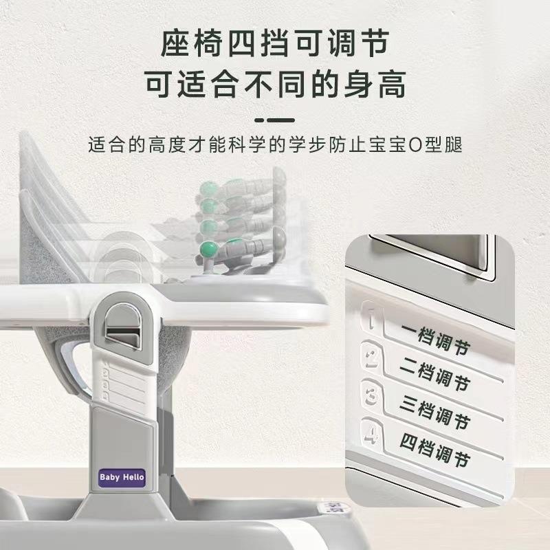 儿学步车防o型腿三一多功能2AGP023宝宝婴手推走路学侧翻可合折叠