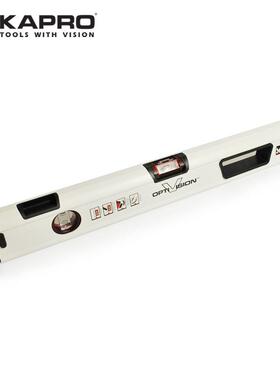 APRO方管K双XXT视窗带磁水平尺以色开普路嘉905红色水准宝泡高列