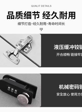 文件料柜OCY储柜物柜档案柜木资板式带锁落地质式保密柜办公室书