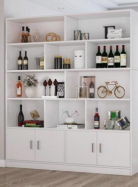 酒展示柜家用现代WLR简柜约置物架客厅小型关玄柜墙靠隔断柜子酒