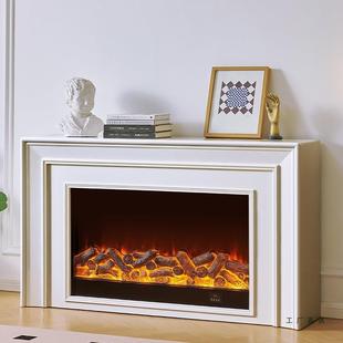 BPV复古仿真火子暖壁芯取1.5米 饰柜电1.炉2米美式 法式 成品壁炉装