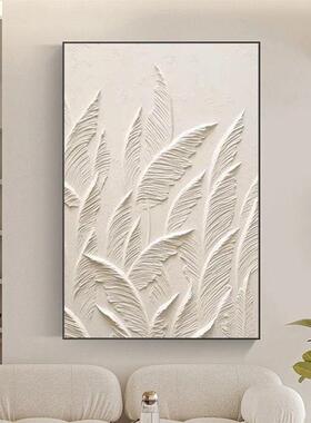 顺纯手绘油画立体肌理画丰麦穗收抽象手GVK工挂丰画现代厅简约客