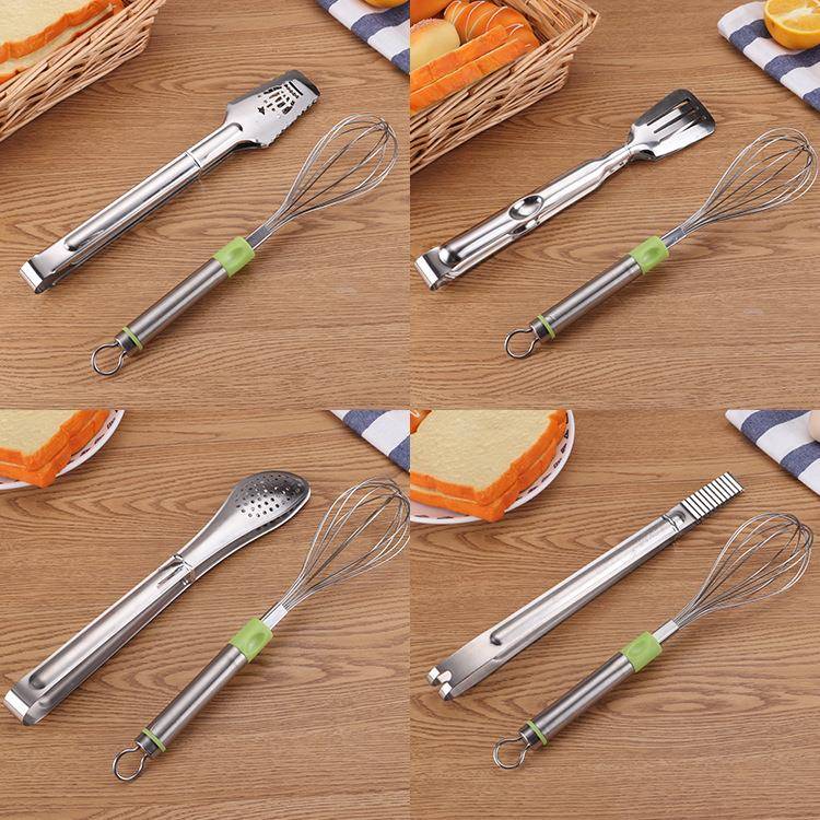 锈钢手摇蛋器打蛋器不不锈钢牛排肉搅丸夹子SNP厨房小工具套装