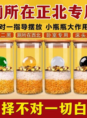 2025年安忍水床头朝西厕所西北角卫生间正东摆件安仁水瓶五黄化解