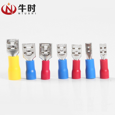 FDD1.25-110-187-250-375插簧冷压端子 2.8 插簧接线端子绝缘端子