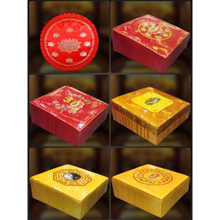 善缘堂莲花跪拜垫圆形地垫椰棕仙家垫子方形拜椅坐垫佛堂堂口摆件