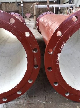 陶瓷耐磨弯头三通 复合粘贴 双金属耐磨管道 DN400 DL/T680-2015