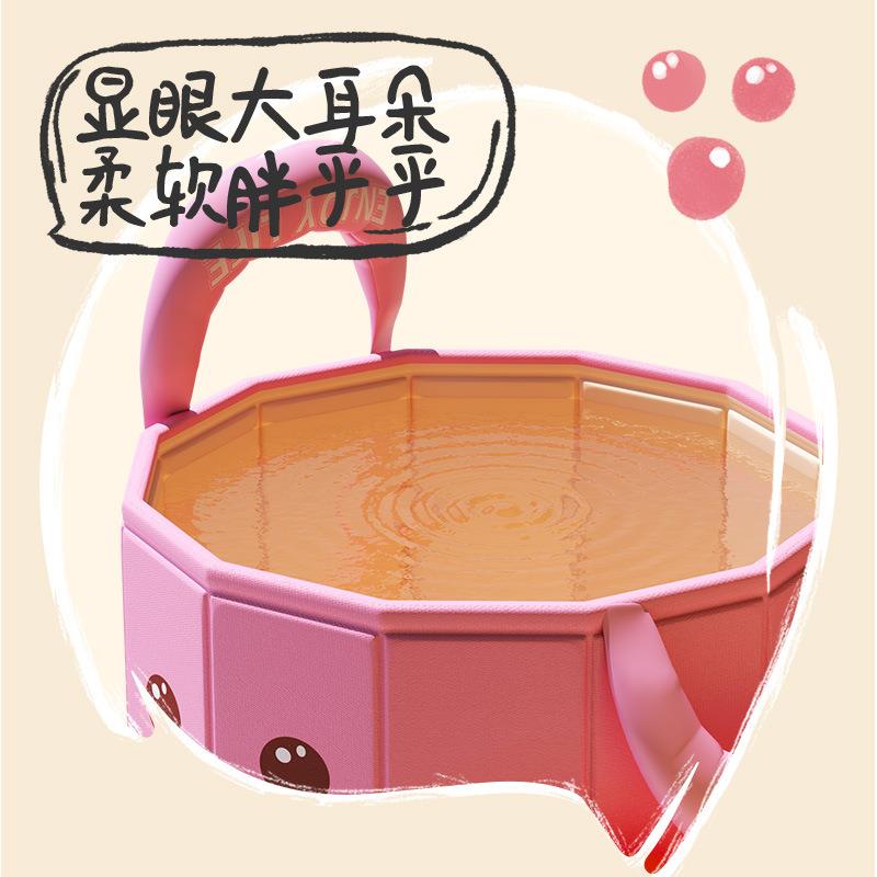 0-夹5岁儿童泡澡桶加专用叠式洗澡20250102折桶保温棉厚秒折叠大