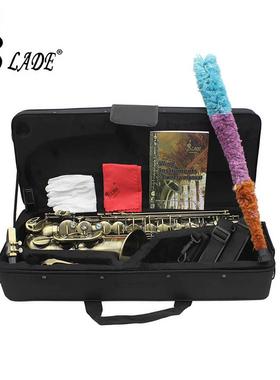 SLDE音中萨雕克斯降E调青铜管GY0004-1体花鲍鱼壳按键青仿古管乐A