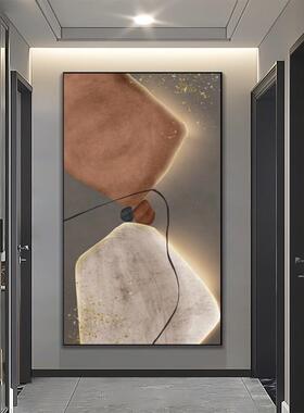 20GTB2挂5新款玄关饰画轻奢现代客装感厅走廊过道壁画竖版大幅大